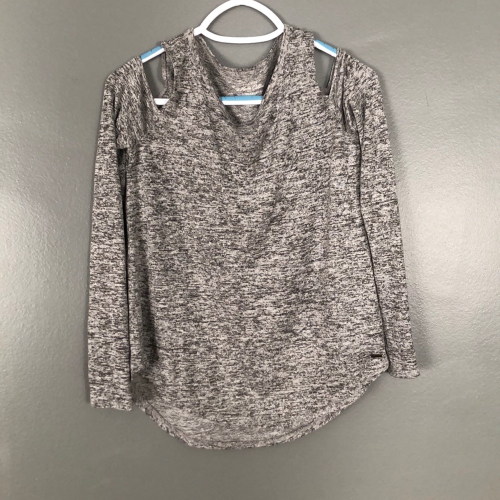 Hollister long sleeve shirt cold shoulder - Picture 1 of 2